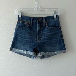 Madewell High Rise denim shorts